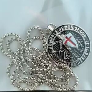 New Armor of God Ephesians 6: 13-17 Pendant Necklace